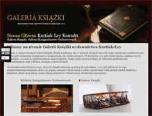 Tablet Screenshot of galeriaksiazki.com